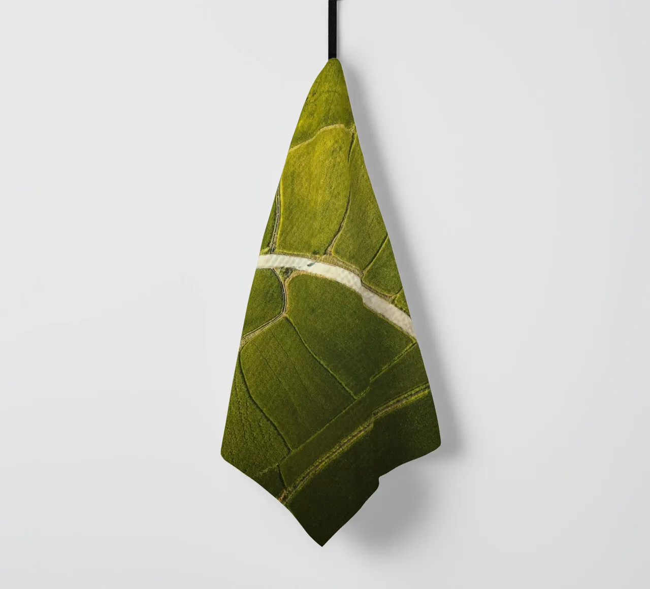 vue aérienne d'une rizière torchon de Earthly Visions