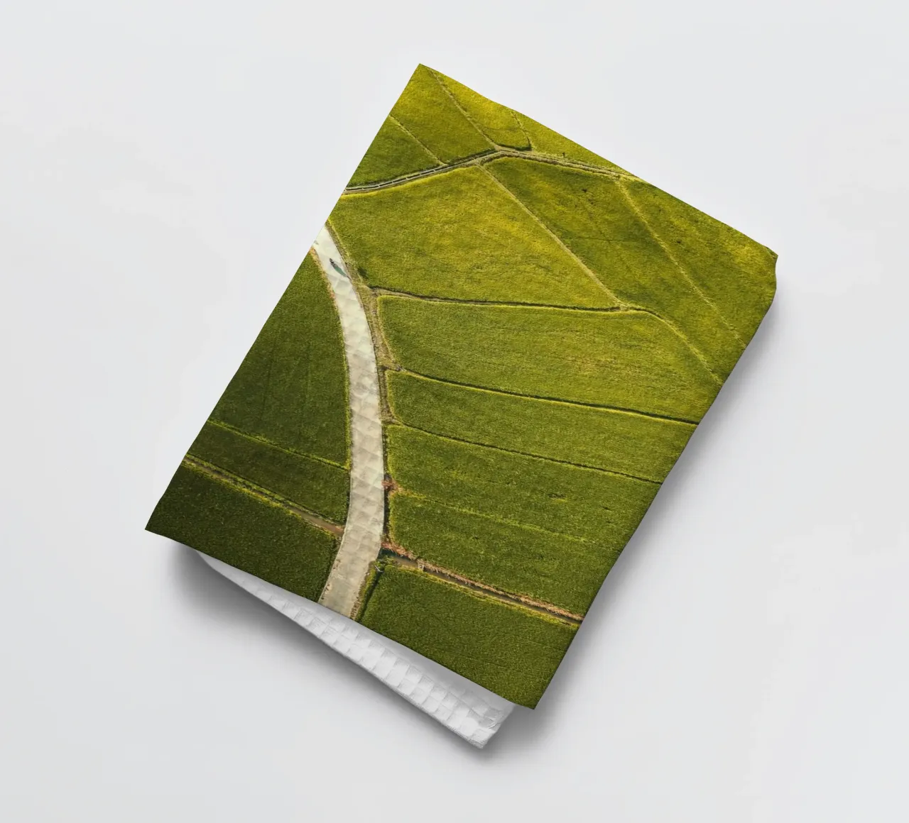 vue aérienne d'une rizière torchon de Earthly Visions