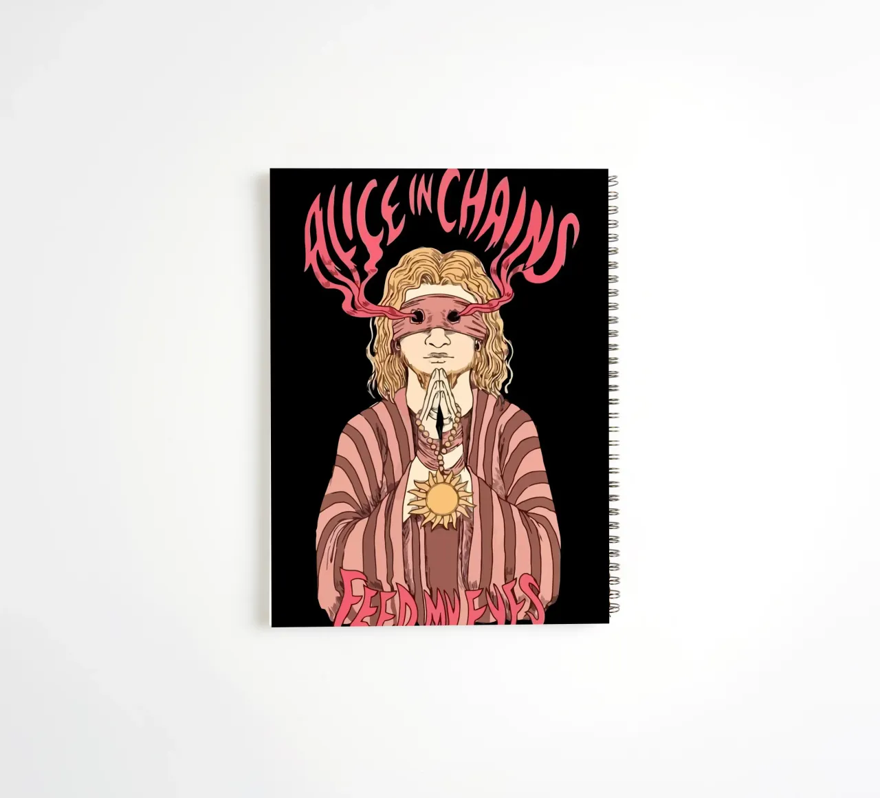 Alice in  Chains spiral notebook by Musadad Shop