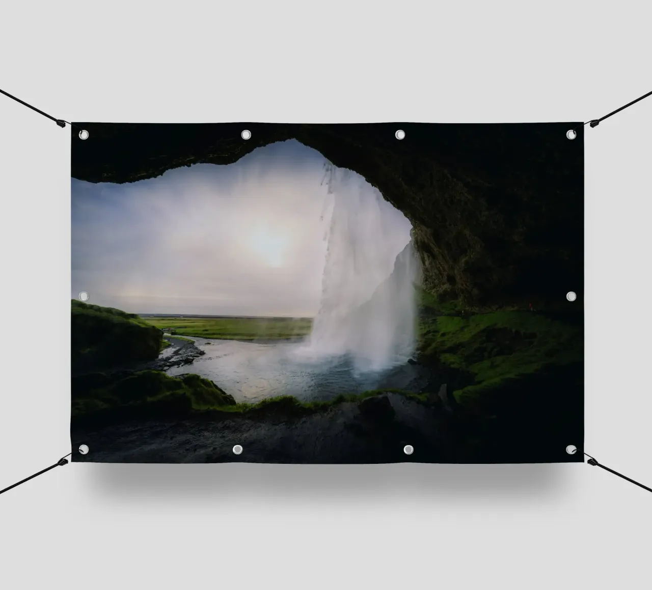 grotta della cascata telo in pvc da Earthly Visions