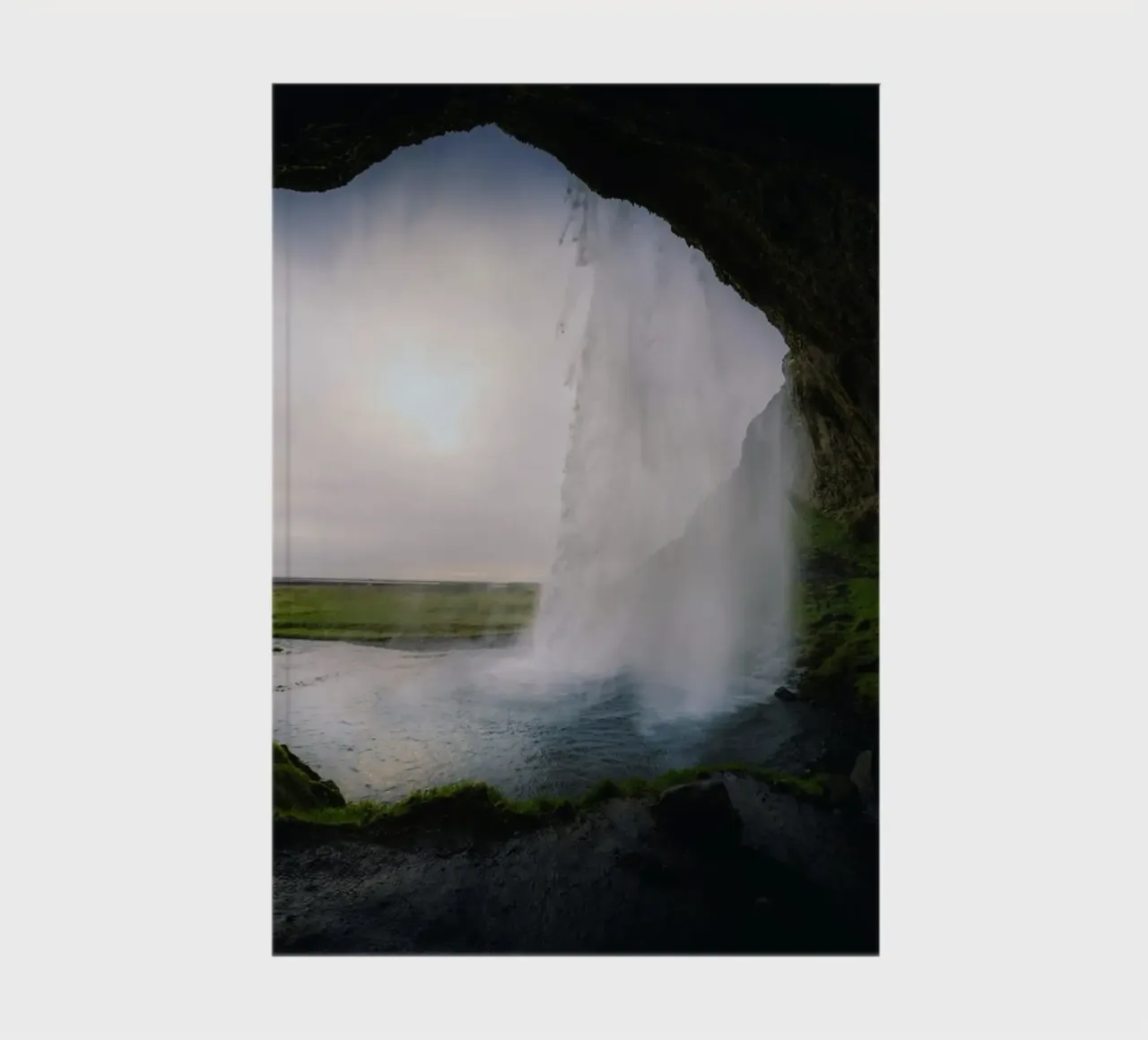 waterfall cave notebook by Earthly Visions