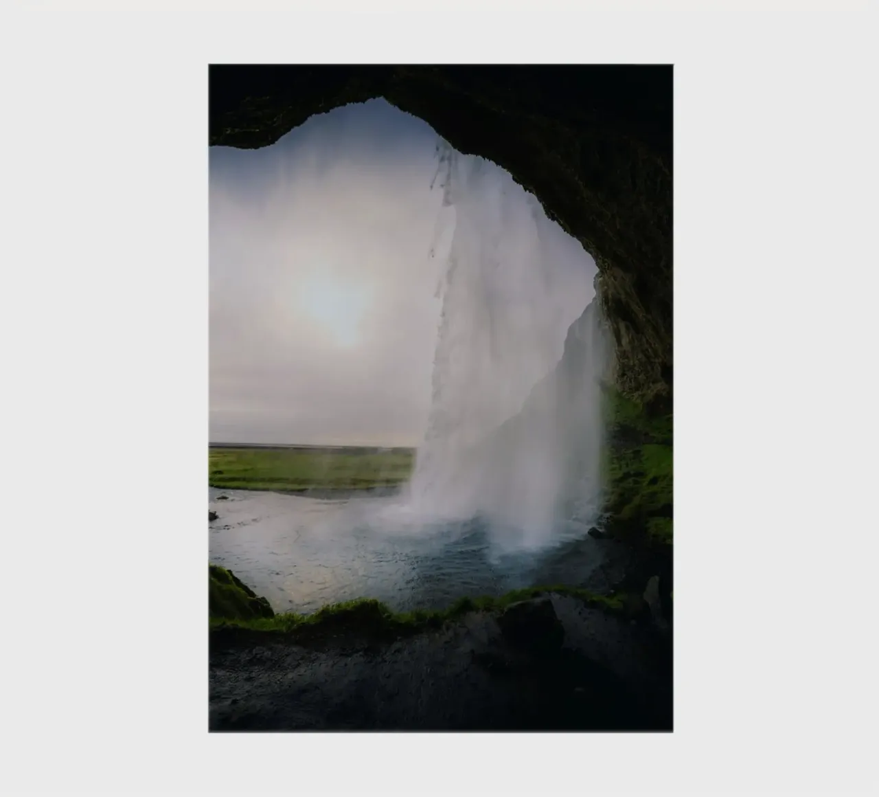 waterfall cave notebook by Earthly Visions