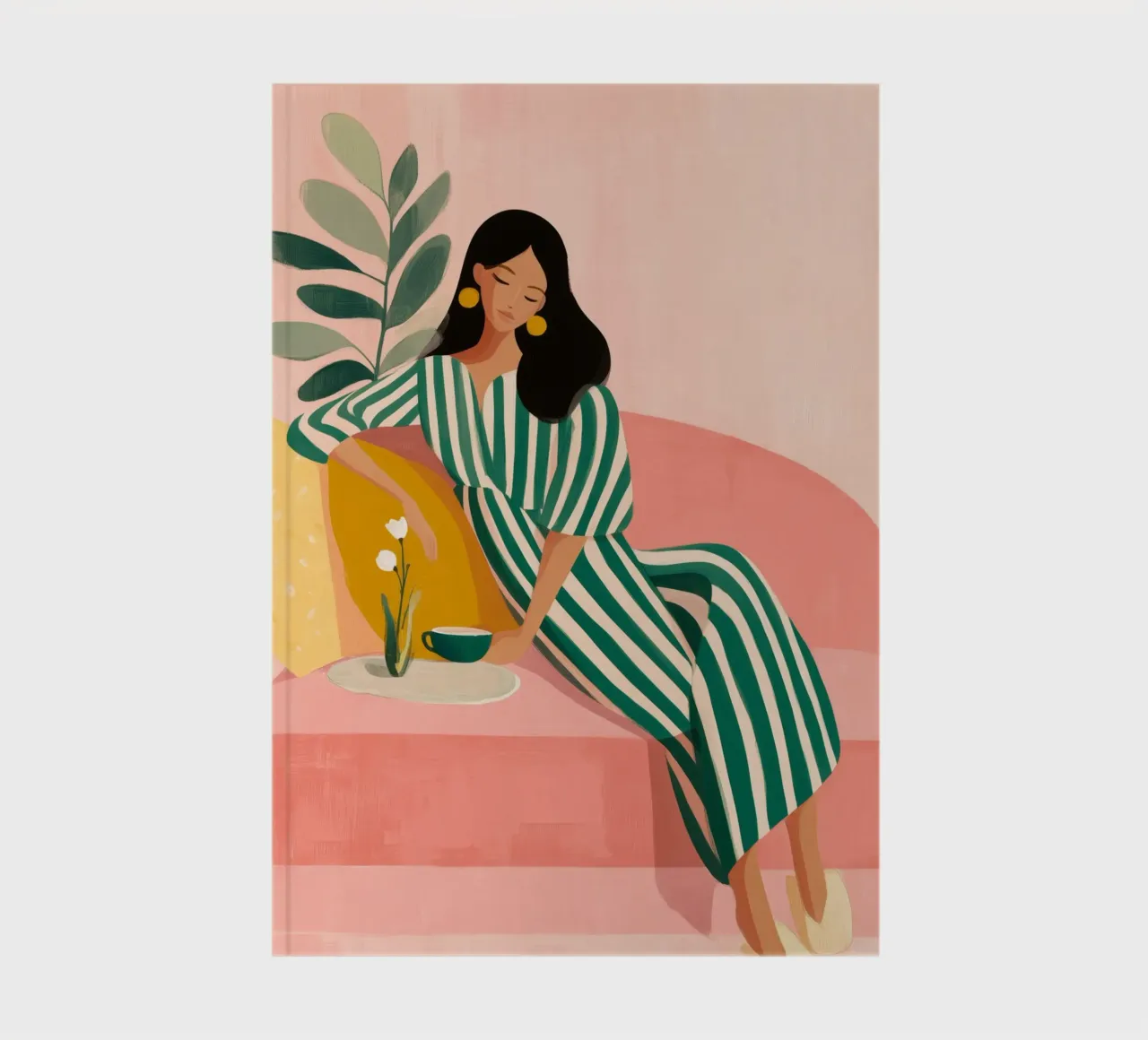 Jungle of Silk and Silence notebook by Clara August