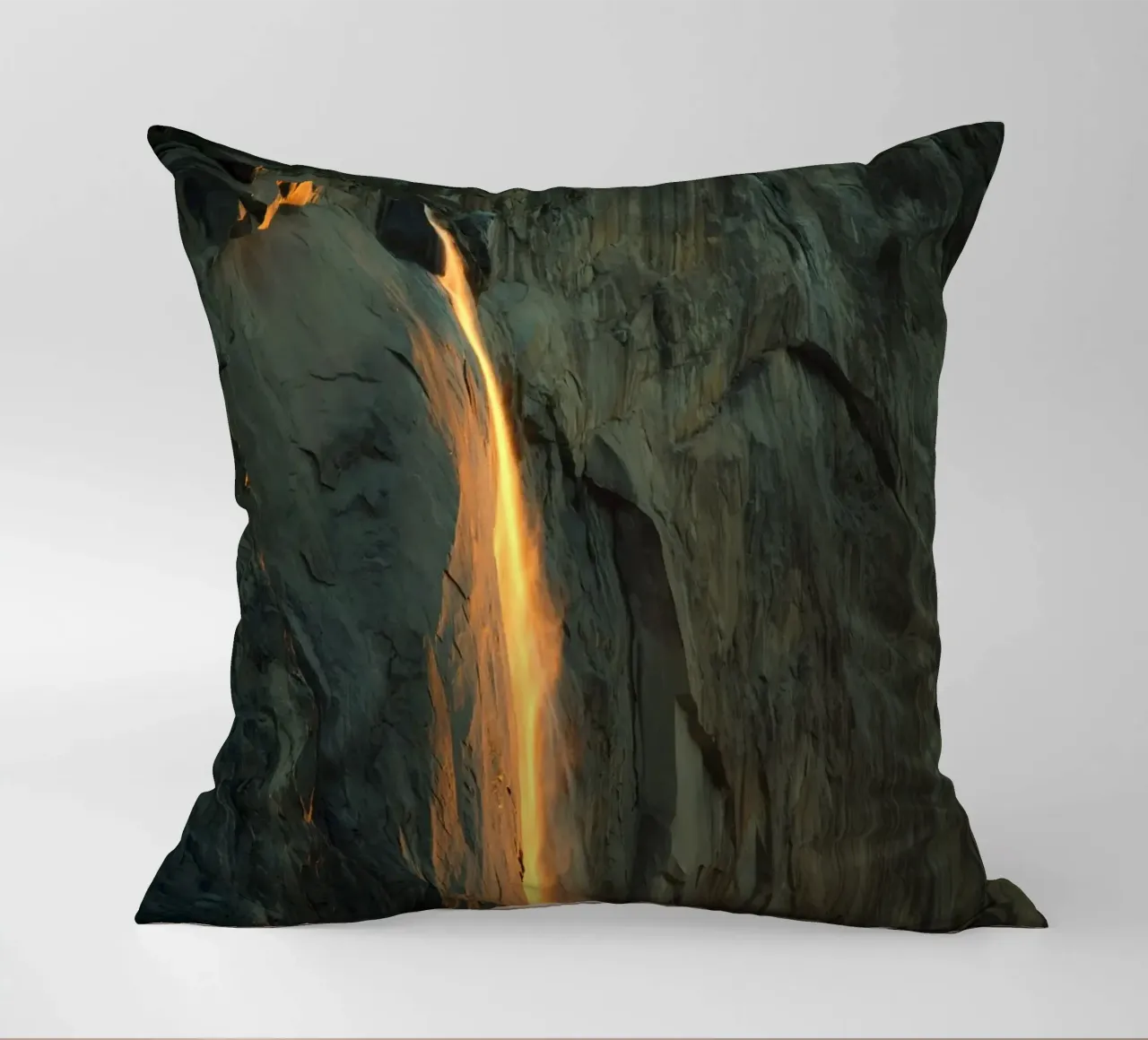 sunset rock decorative cushion by Earthly Visions