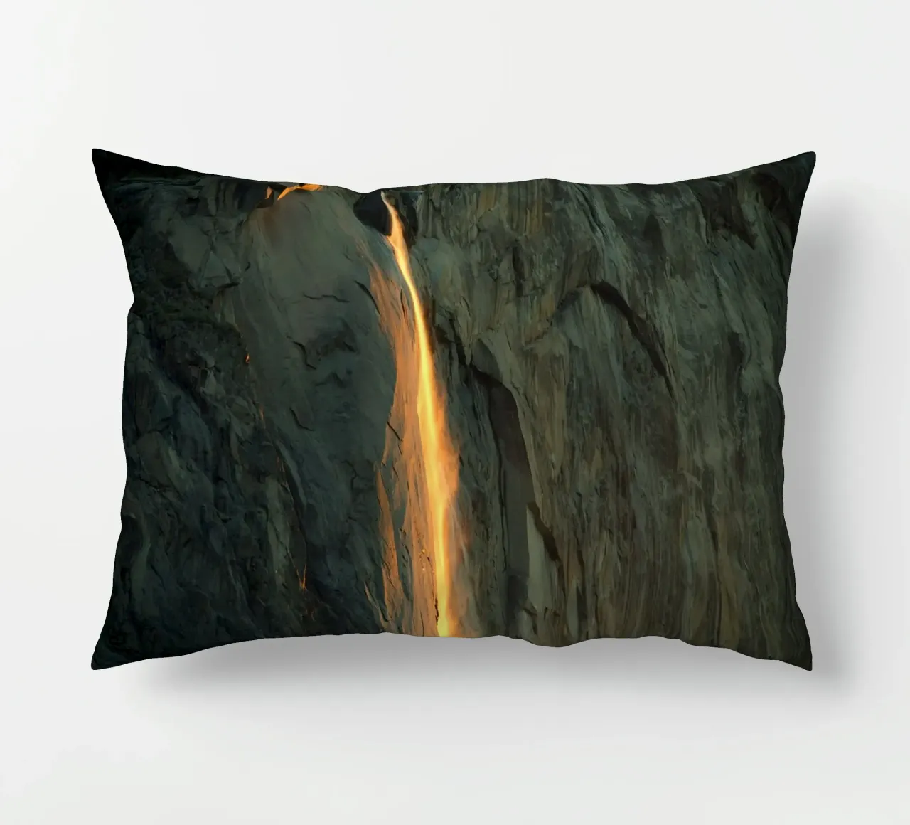 sunset rock decorative cushion by Earthly Visions