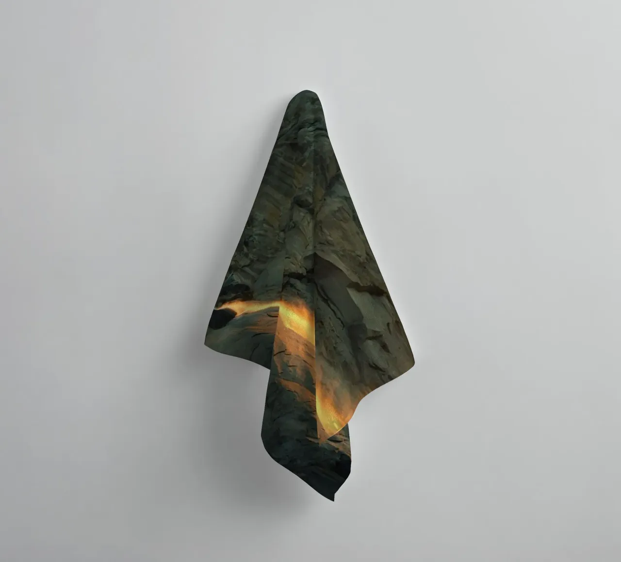 sunset rock towel by Earthly Visions
