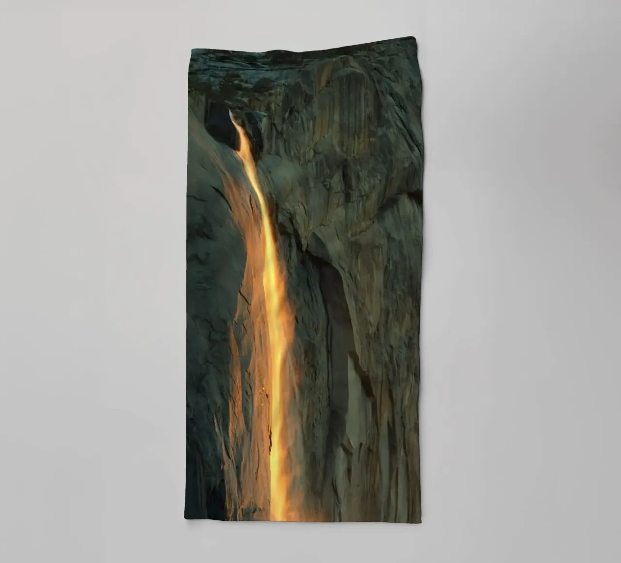 sunset rock towel by Earthly Visions