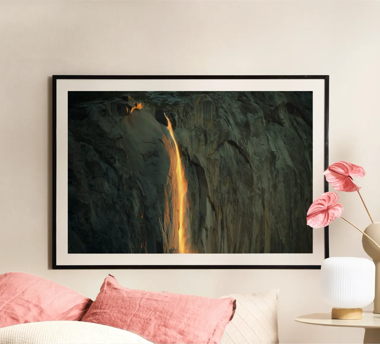 roccia del tramonto poster da Earthly Visions