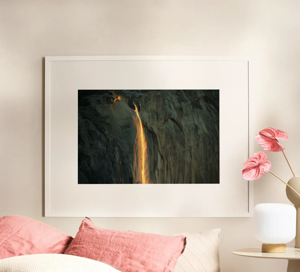 roccia del tramonto poster da Earthly Visions