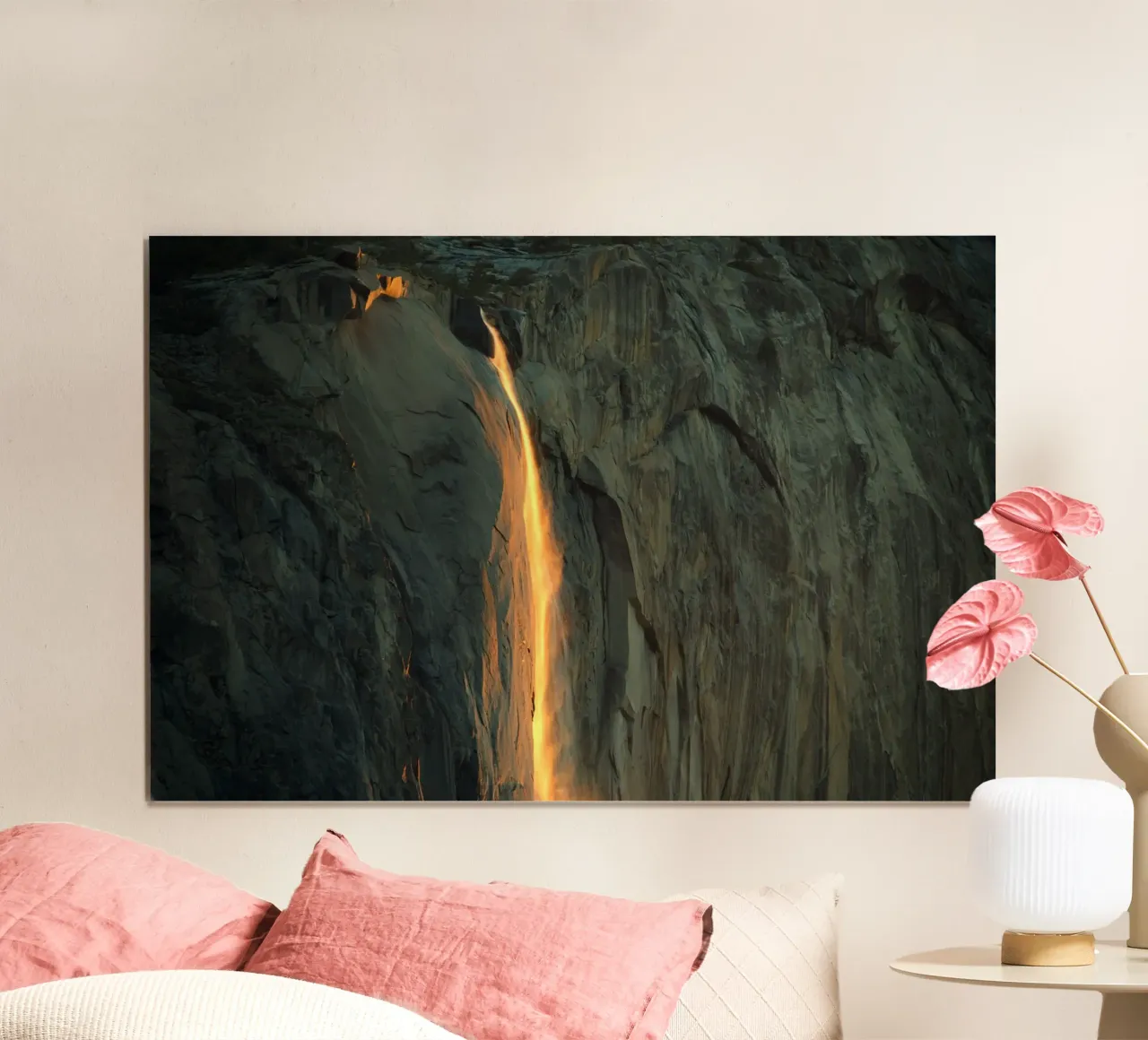 roccia del tramonto poster da Earthly Visions