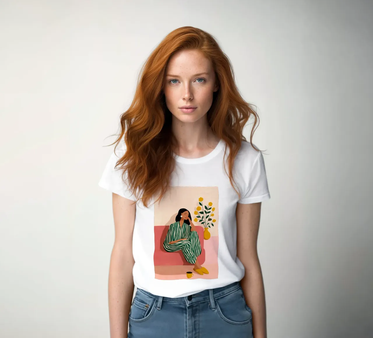 Sunday in the Jungle t-shirt da donna da Clara August