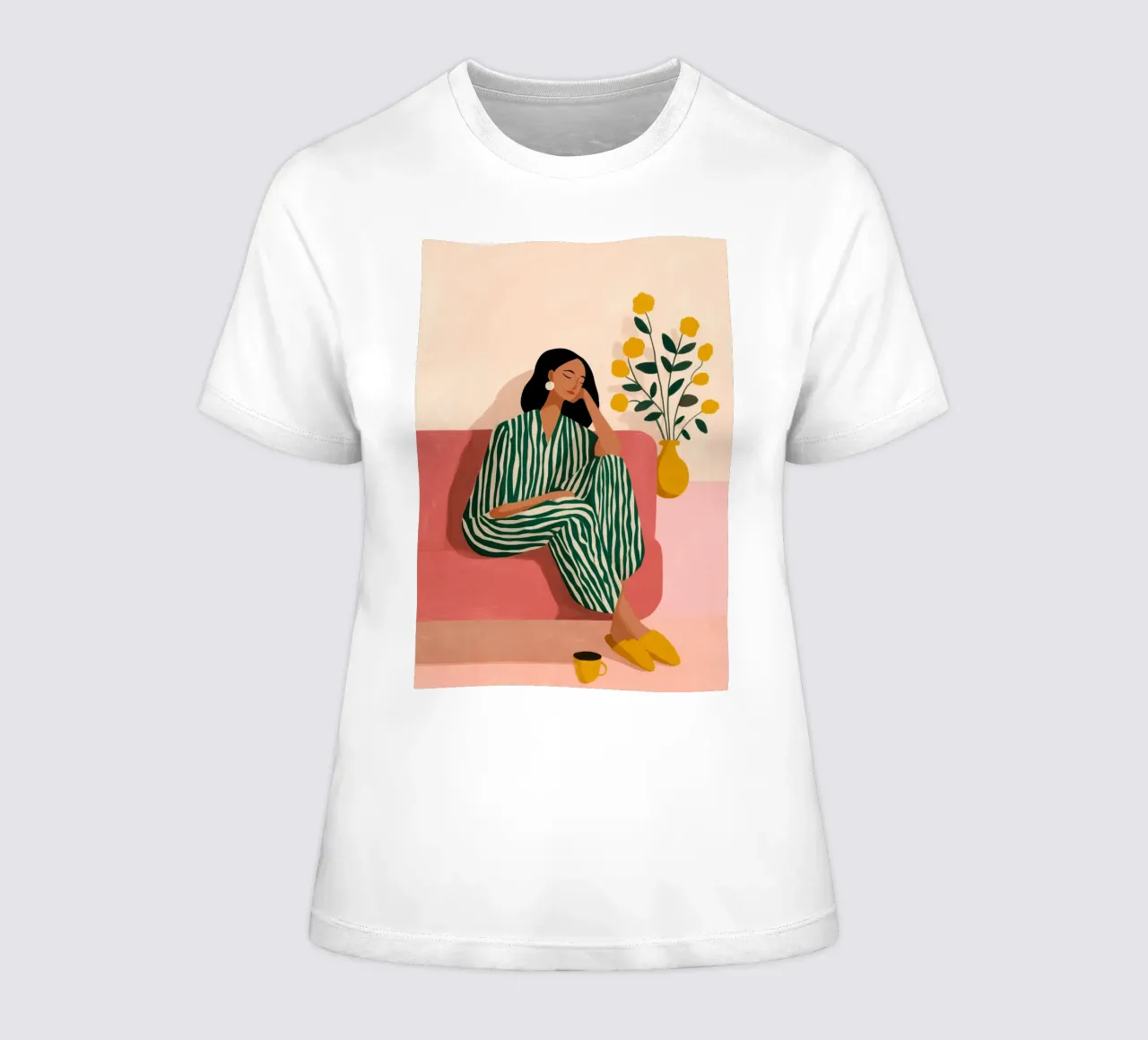 Sunday in the Jungle t-shirt da donna da Clara August