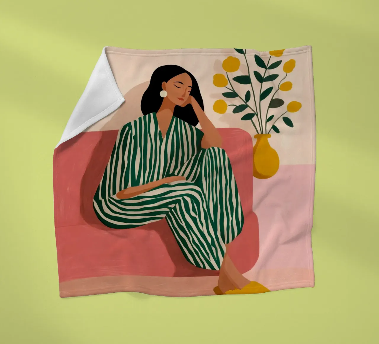 Sunday in the Jungle coperta in pile da Clara August