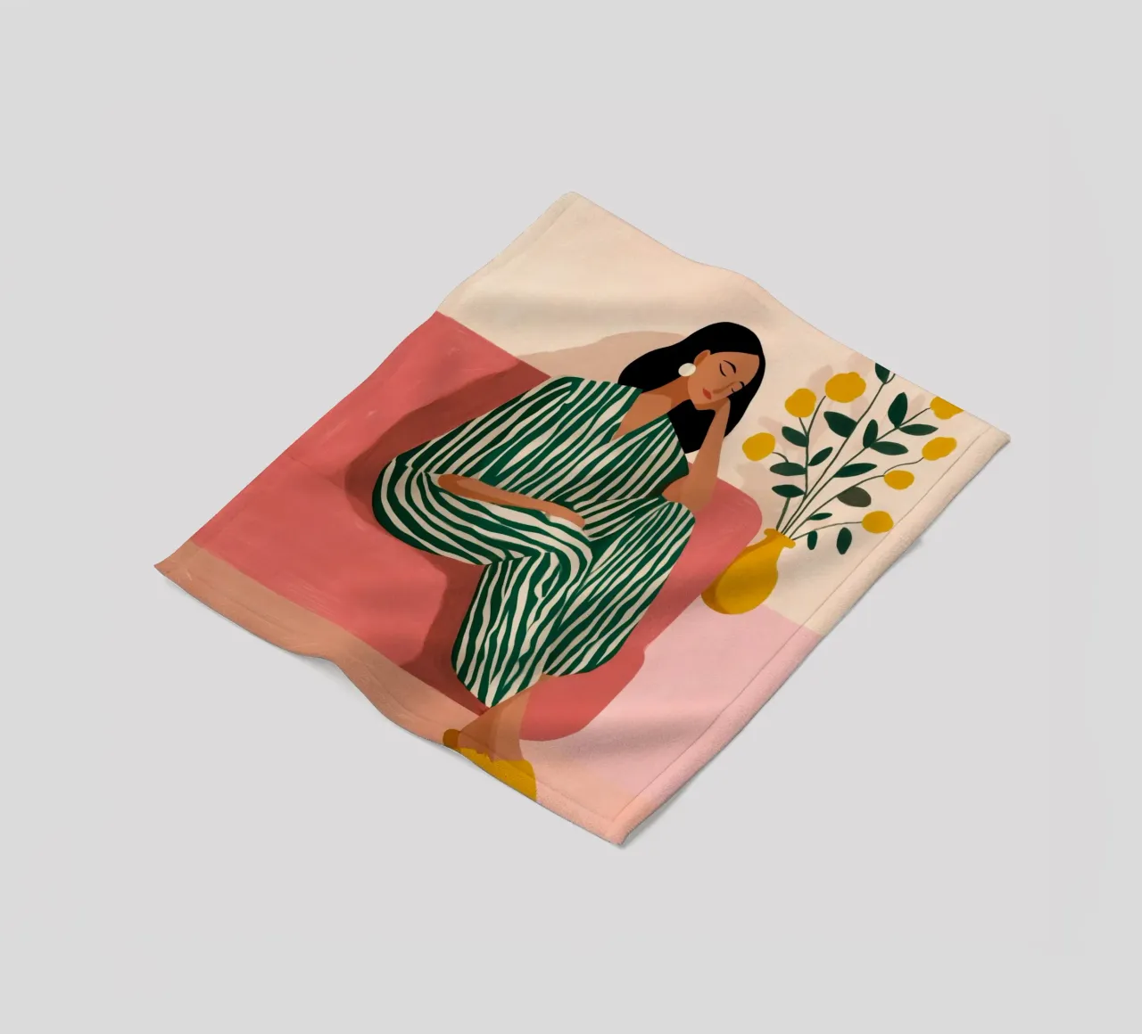 Sunday in the Jungle coperta in pile da Clara August