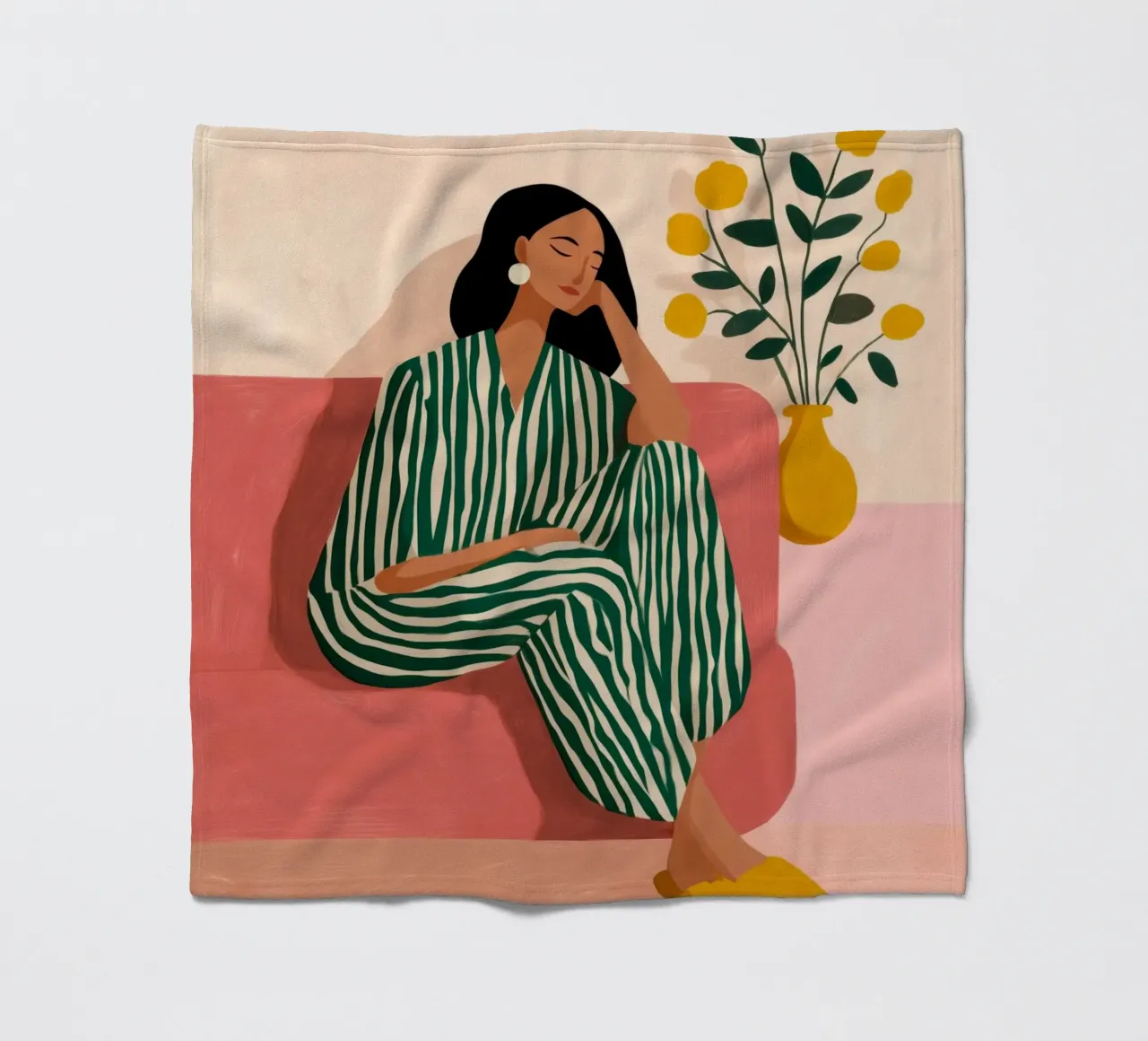 Sunday in the Jungle coperta in pile da Clara August