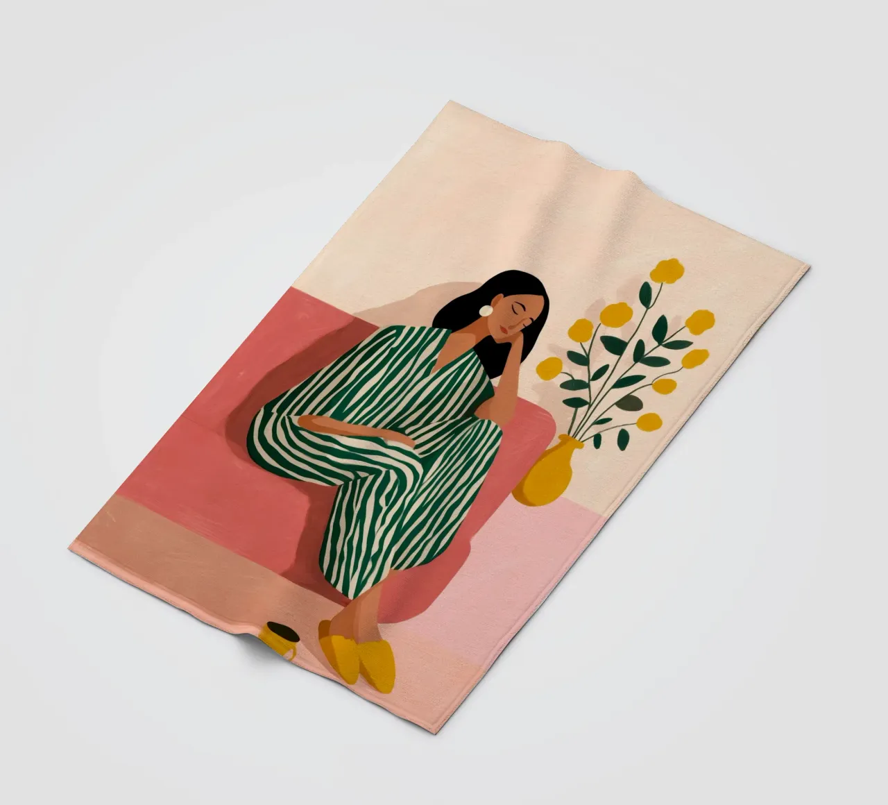 Sunday in the Jungle coperta in pile da Clara August