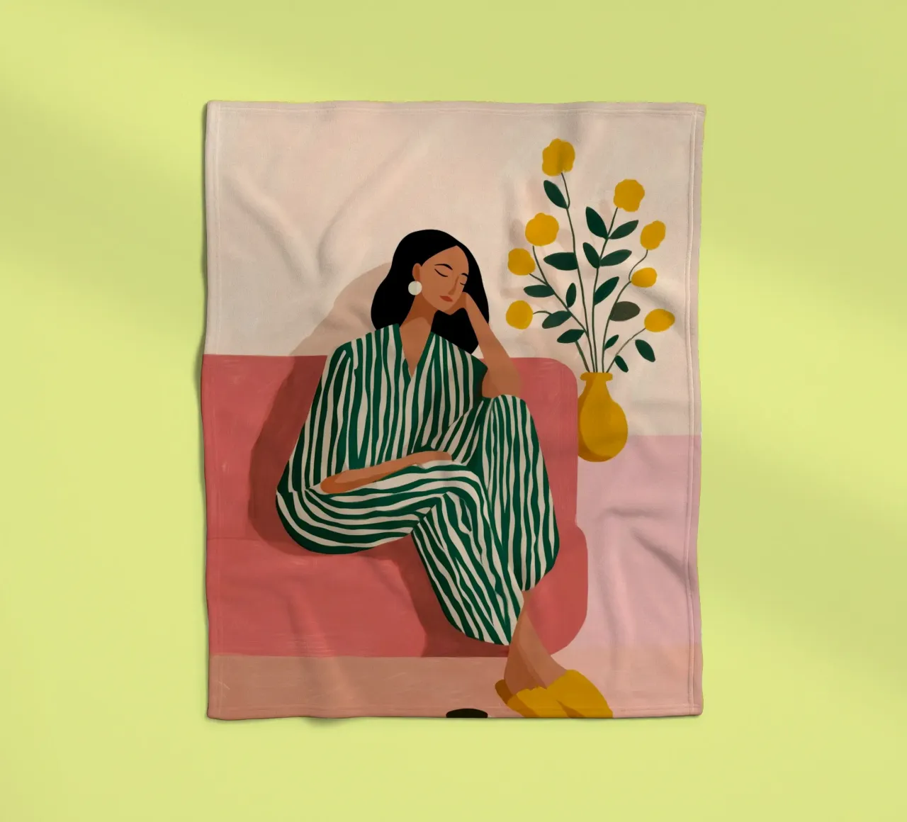 Sunday in the Jungle coperta in pile da Clara August