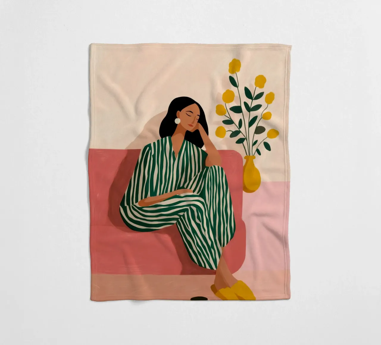 Sunday in the Jungle coperta in pile da Clara August