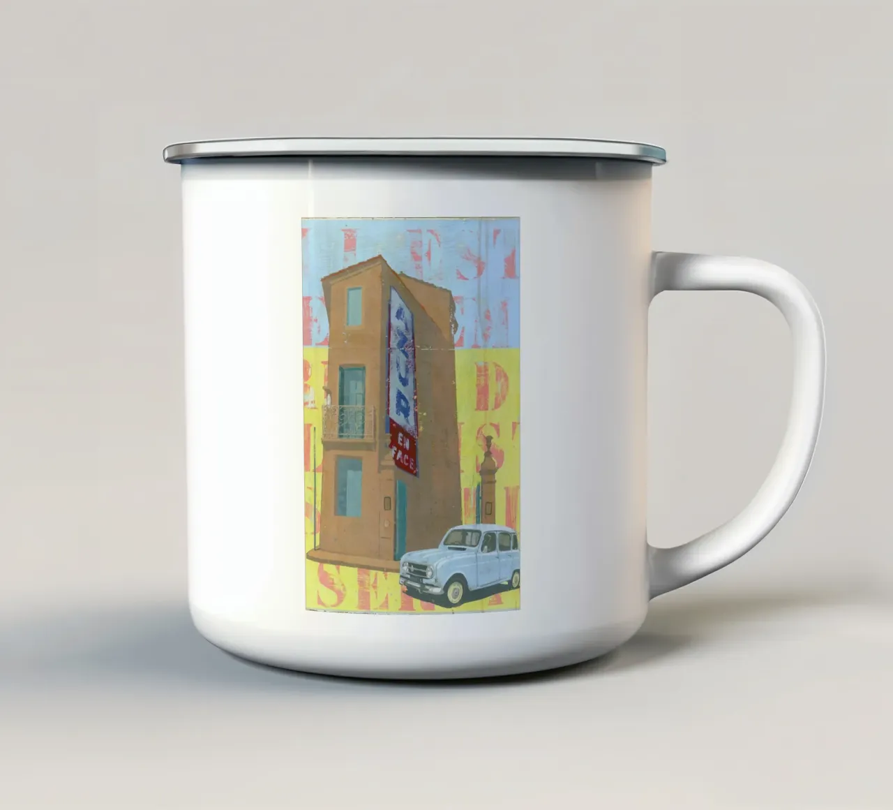 Azur tazza in smalto da Andy Bridge