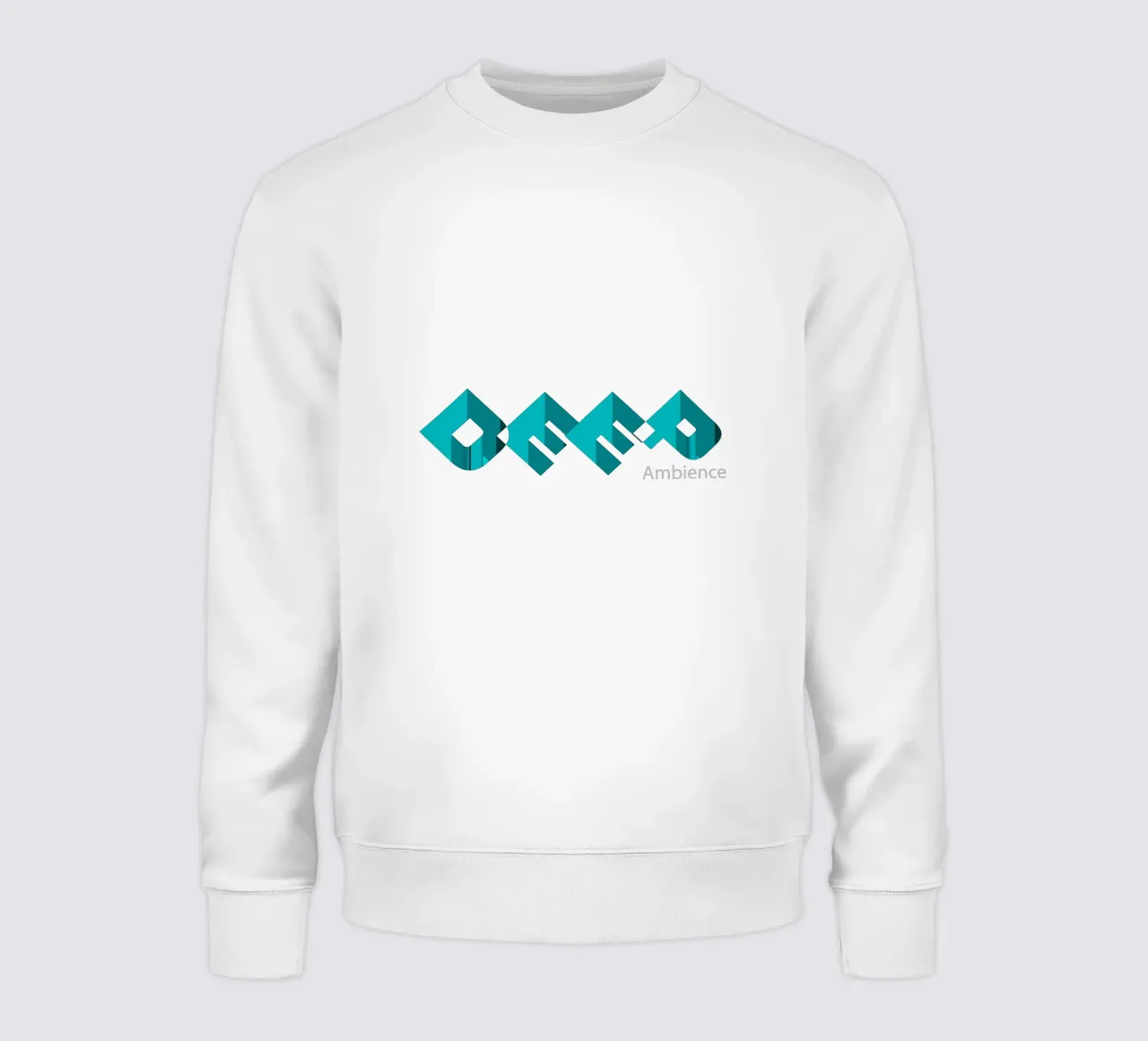 Design in stile tipografico Deep Ambience felpa da Urban Life