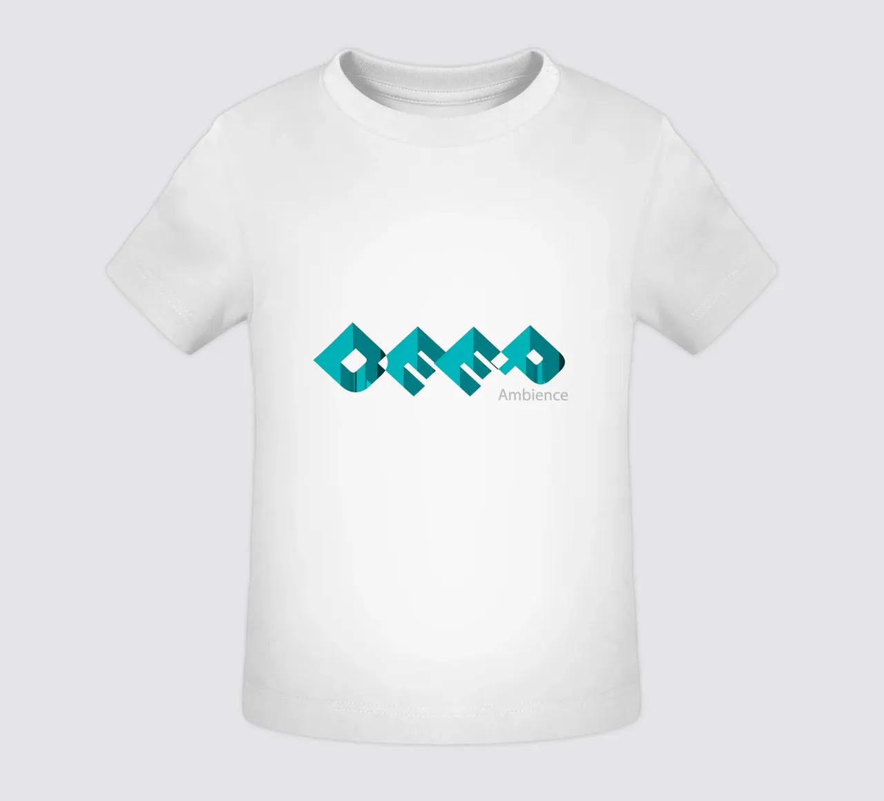 Design in stile tipografico Deep Ambience maglietta neonato da Urban Life