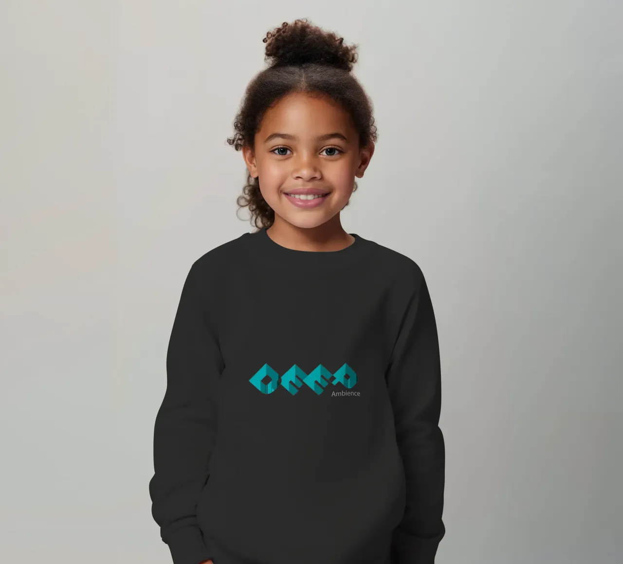 Design in stile tipografico Deep Ambience felpa bambino da Urban Life