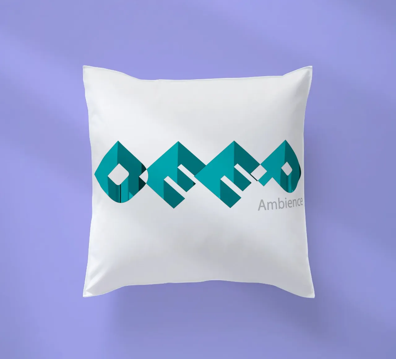 Deep Ambience Typographic Style Design decorative cushion by Urban Life