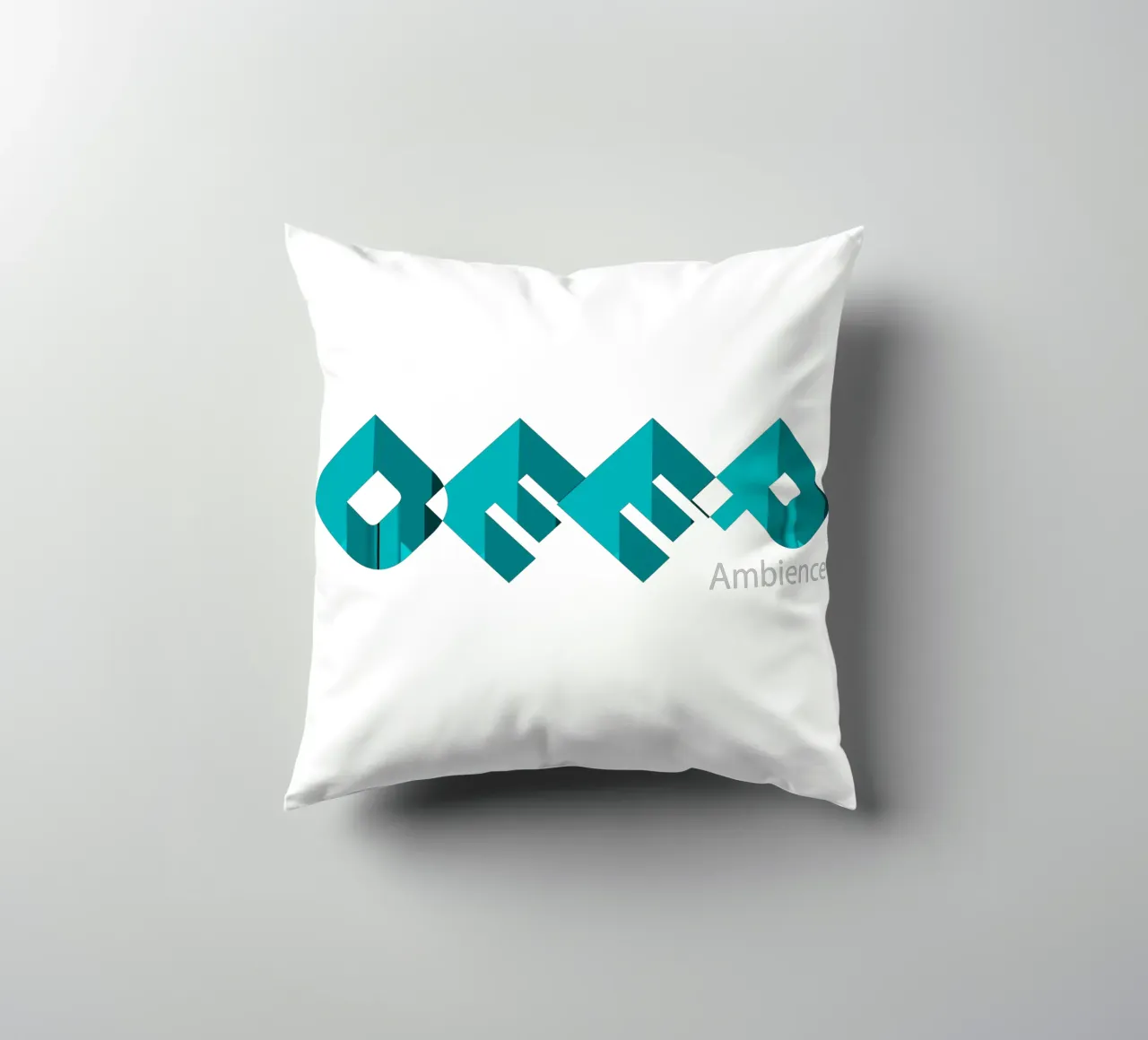 Design in stile tipografico Deep Ambience cuscino da Urban Life