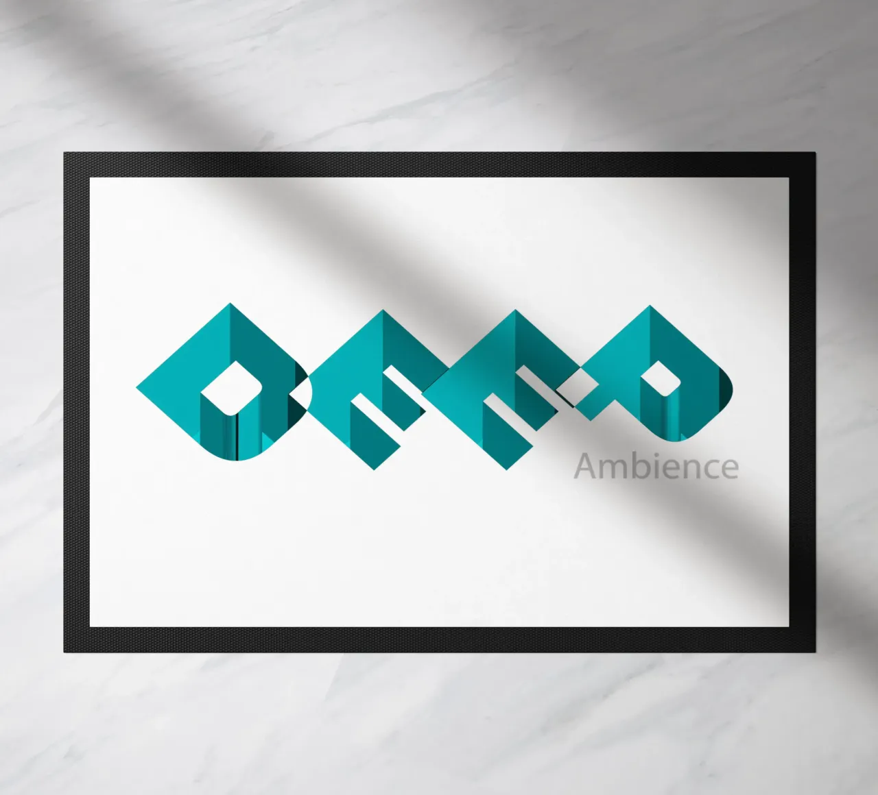 Design in stile tipografico Deep Ambience zerbino da Urban Life