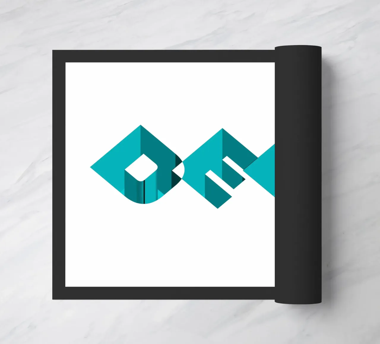 Design in stile tipografico Deep Ambience zerbino da Urban Life