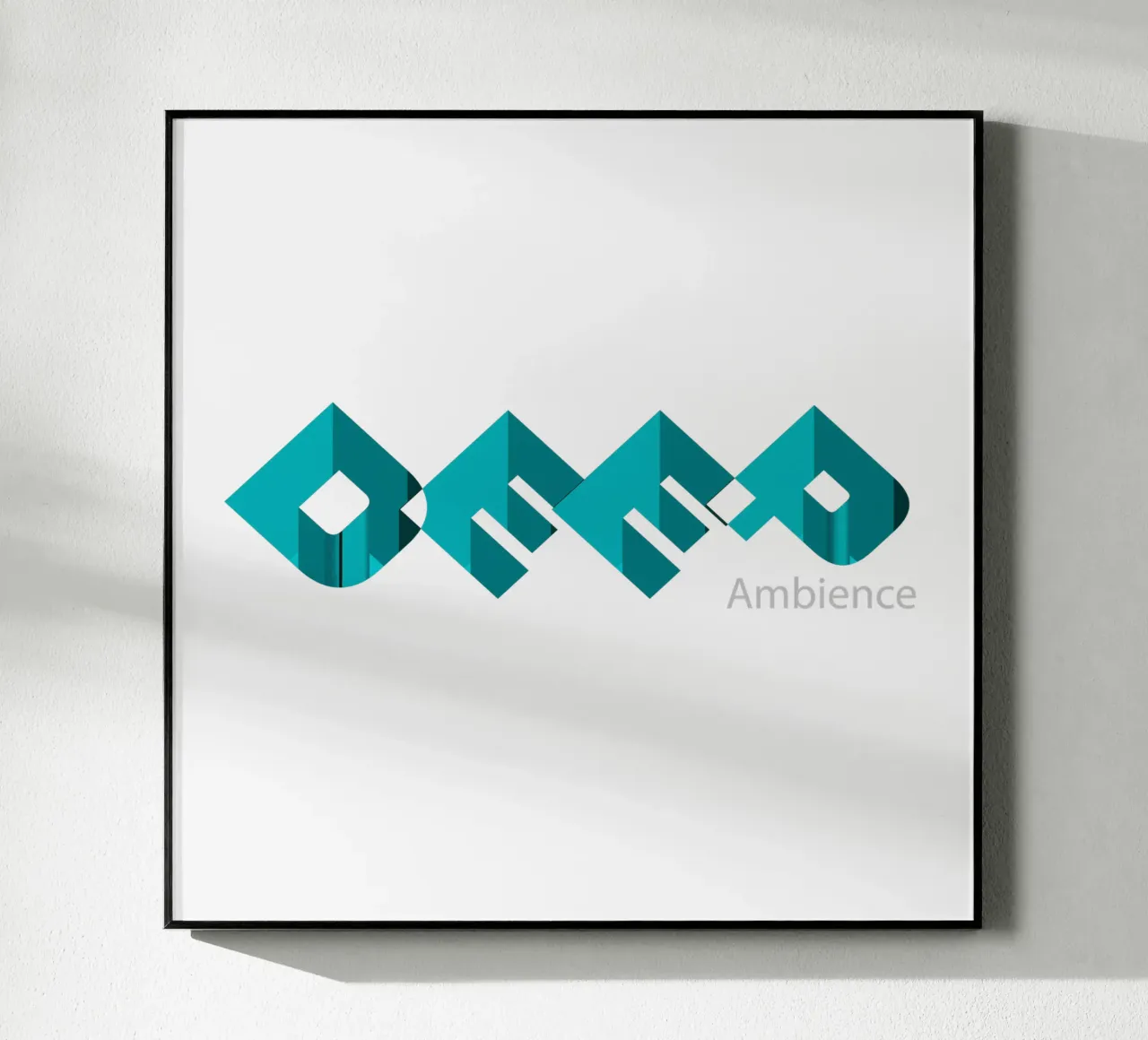 Design in stile tipografico Deep Ambience plexiglass da Urban Life