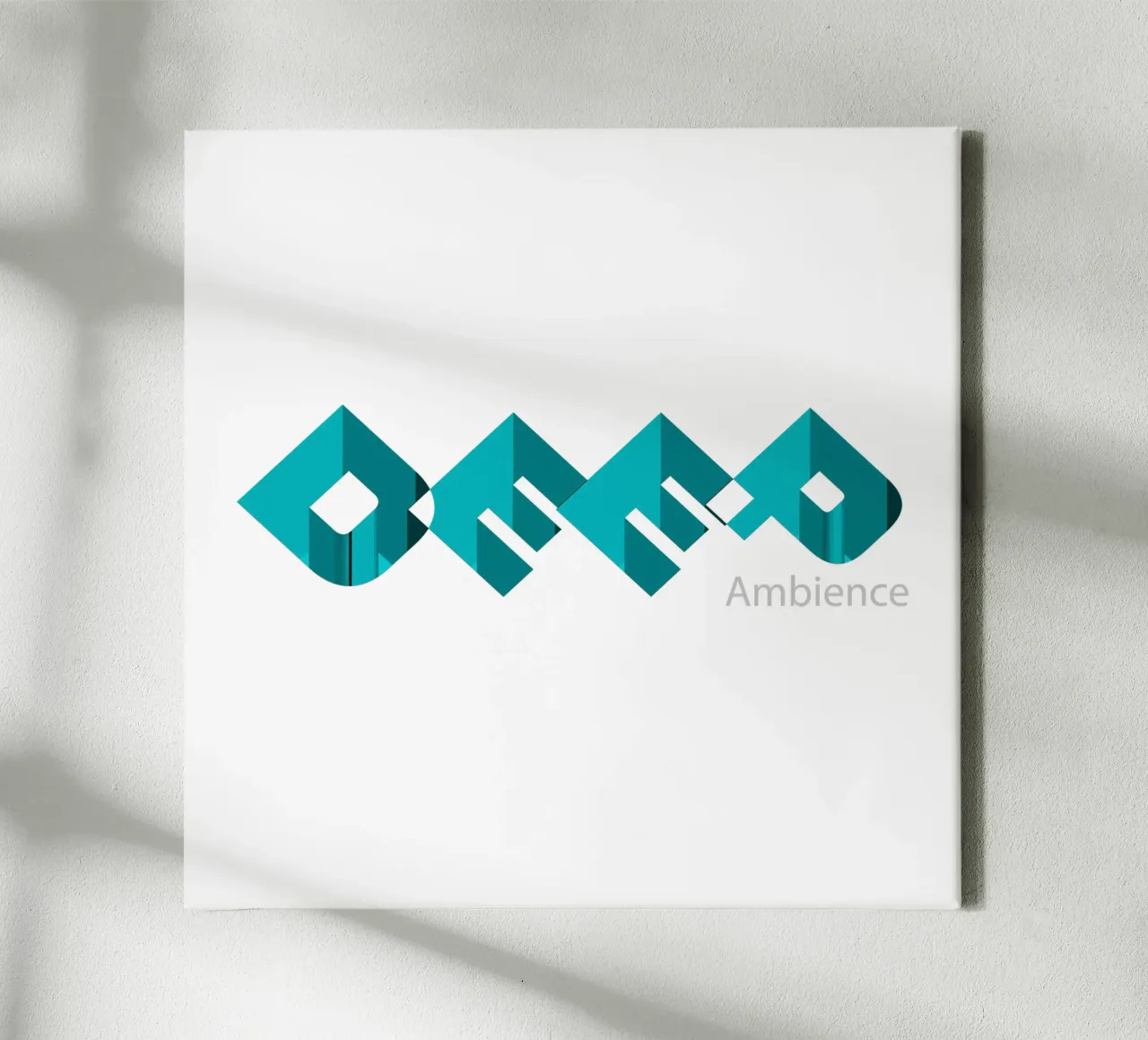 Deep Ambience Typographic Style Design canvas by Urban Life