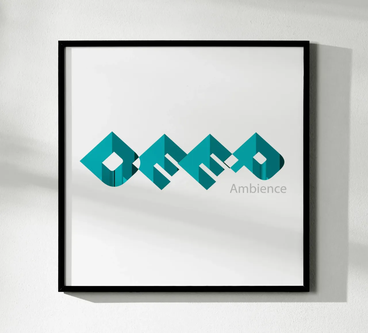 Design in stile tipografico Deep Ambience carta hahnemühle da Urban Life