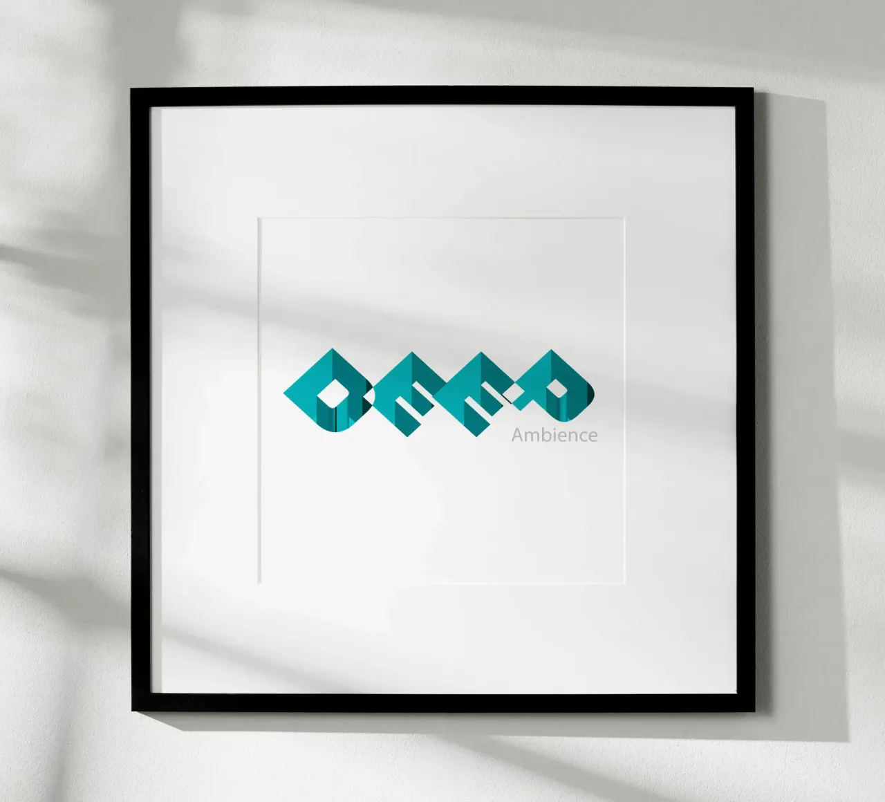 Design in stile tipografico Deep Ambience carta hahnemühle da Urban Life