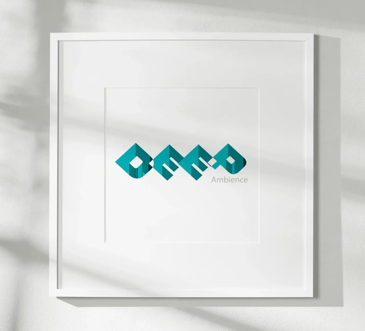 Design in stile tipografico Deep Ambience carta hahnemühle da Urban Life