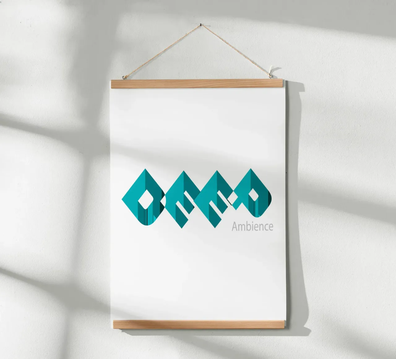 Design in stile tipografico Deep Ambience carta hahnemühle da Urban Life