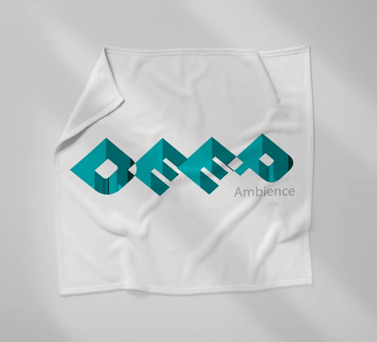 Design in stile tipografico Deep Ambience coperta in pile da Urban Life