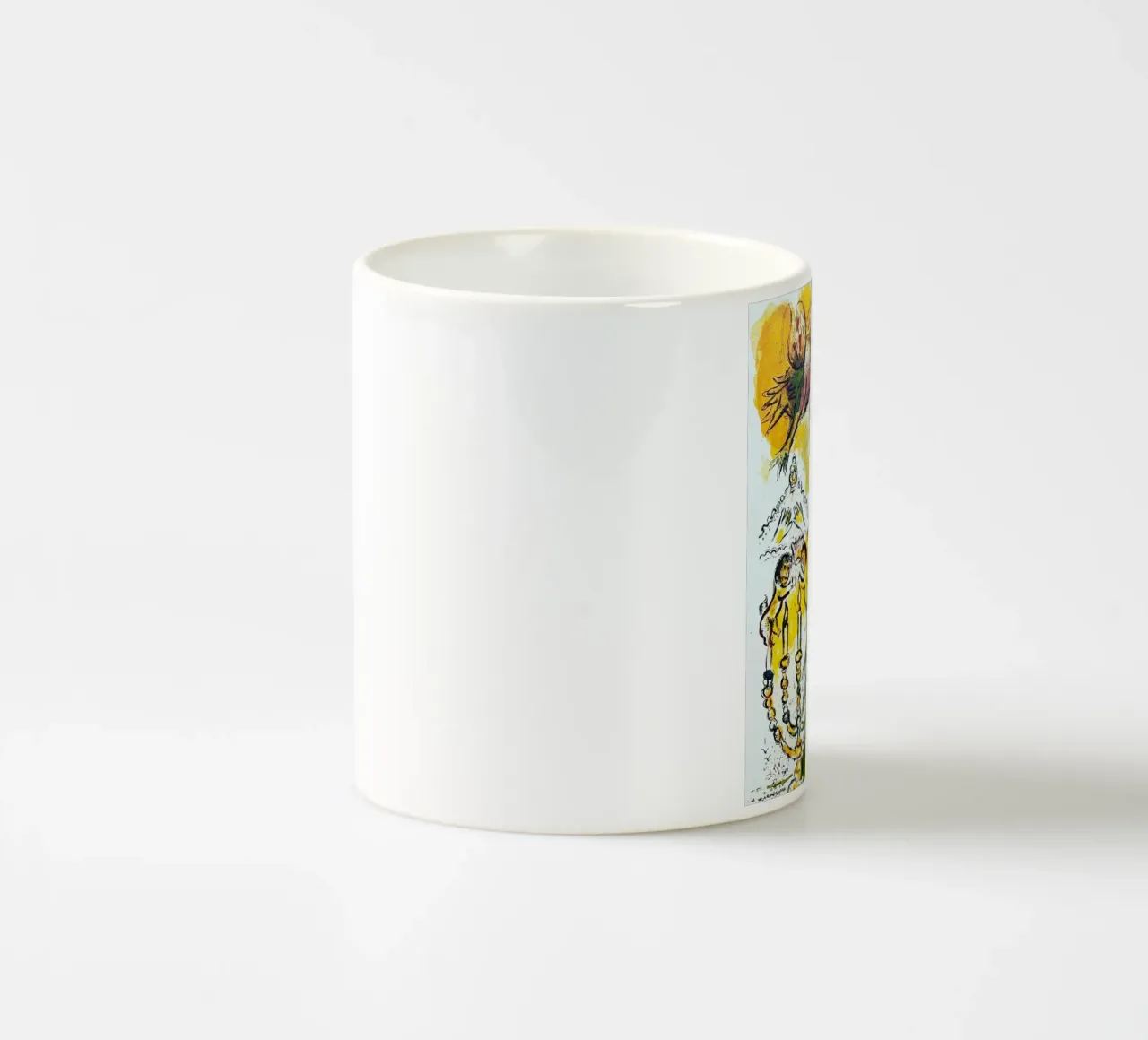 MARC CHAGALL Esodo - Stella di Davide tazza in ceramica da James Eury
