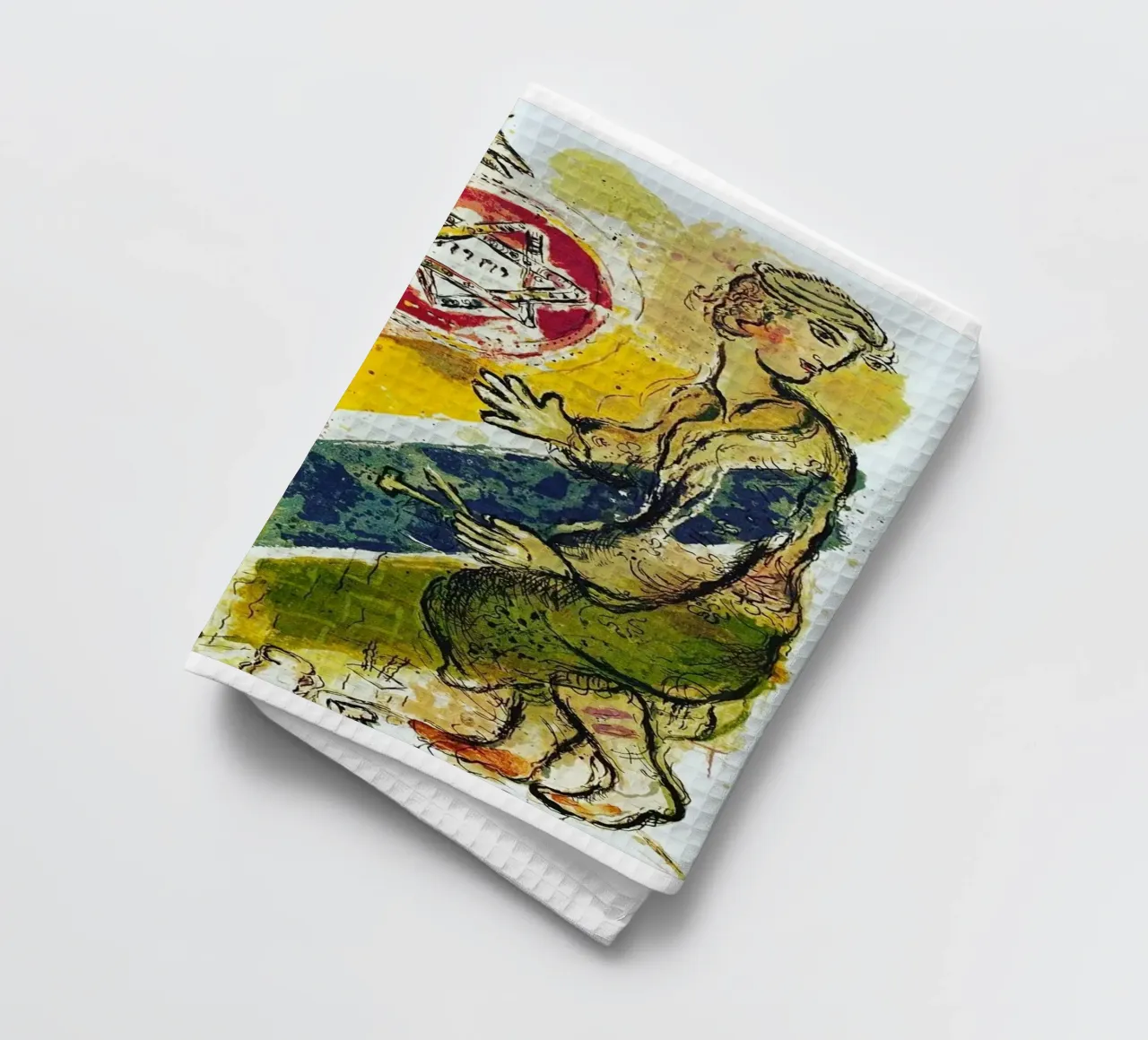 MARC CHAGALL Esodo - Stella di Davide canovaccio da cucina da James Eury