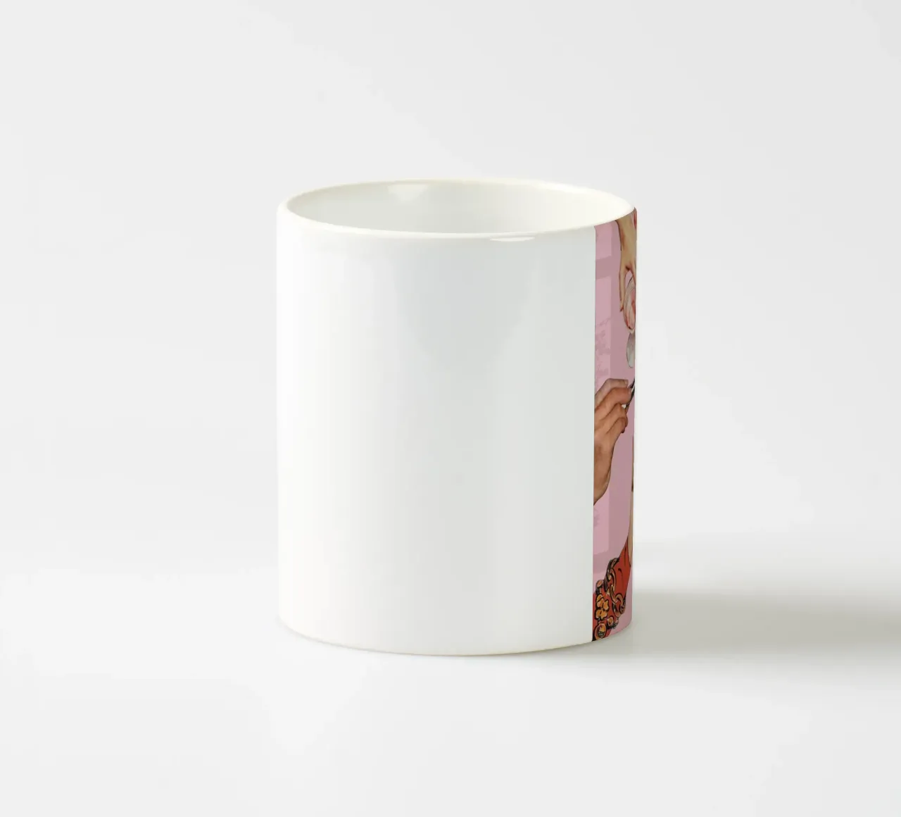 mani rossetto gioielli anello tazza in ceramica da Adam Murray