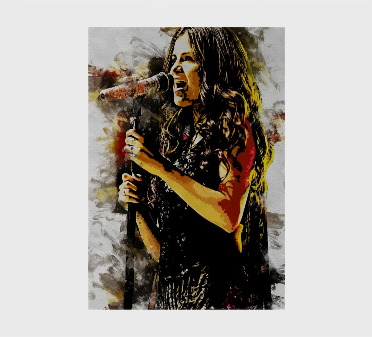 Selena Gomez Smudge Art notebook by neonartroom