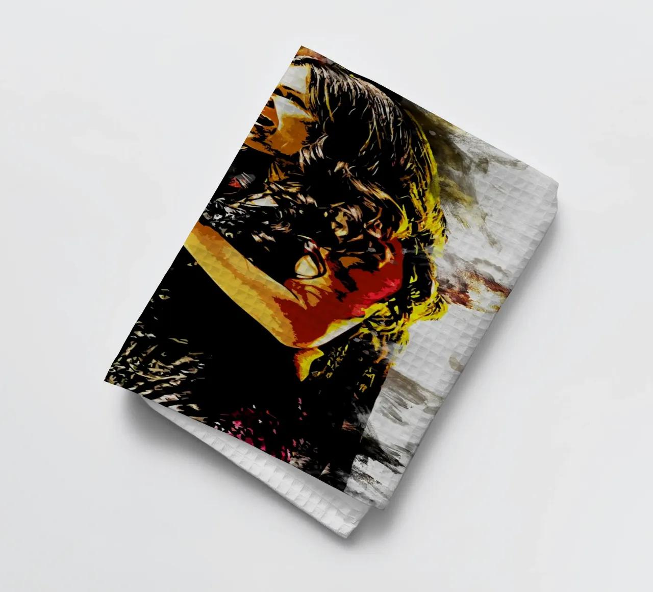 Selena Gomez Smudge Art canovaccio da cucina da neonartroom