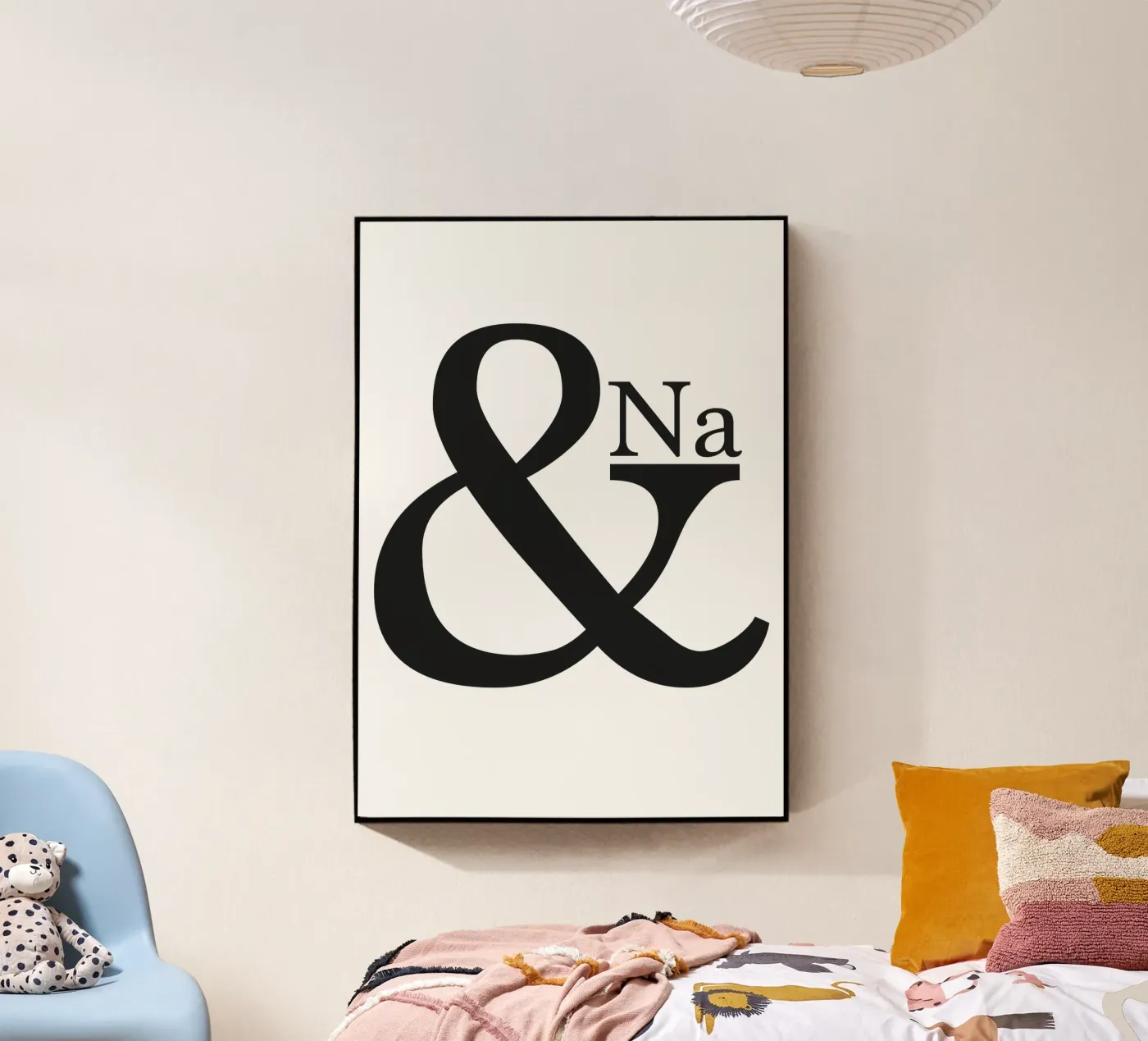 Na und Acryl-Glas von Typografik