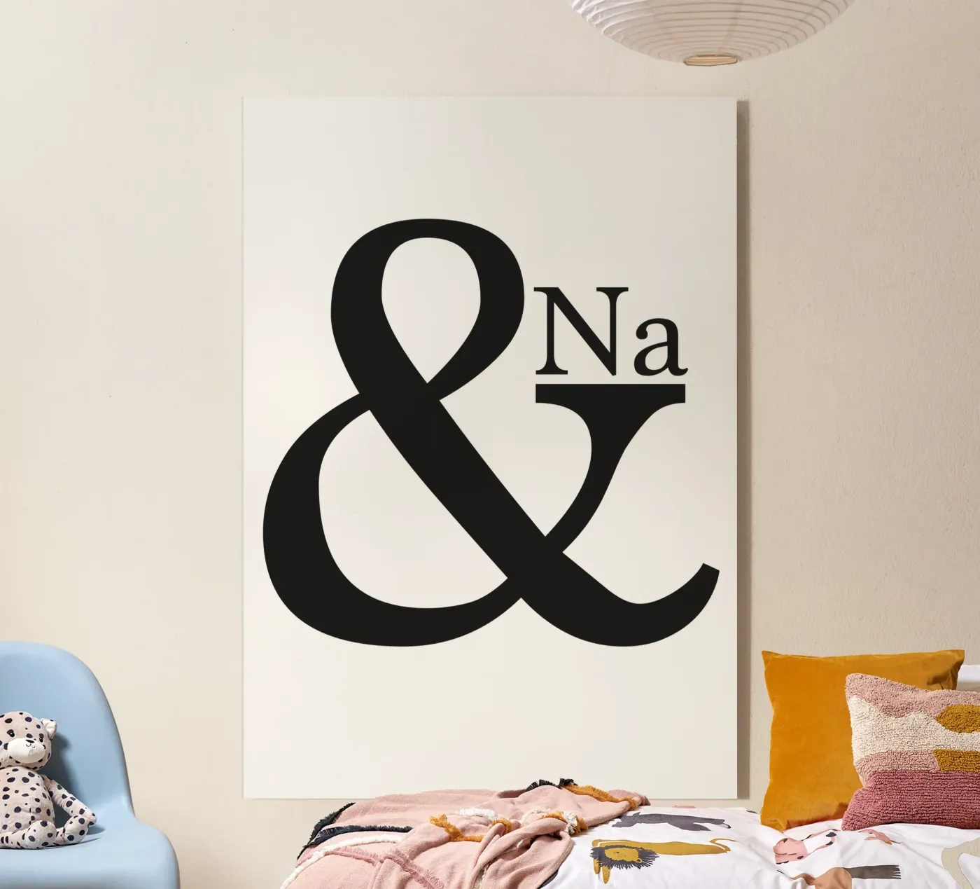 Na und Acryl-Glas von Typografik