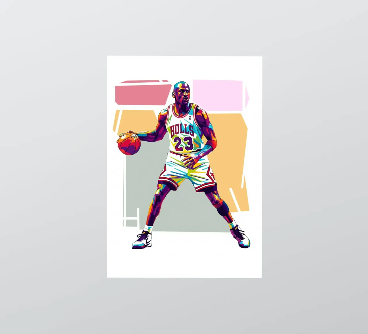 Michael Jordan WPAP art style adesivo da Hantamrata