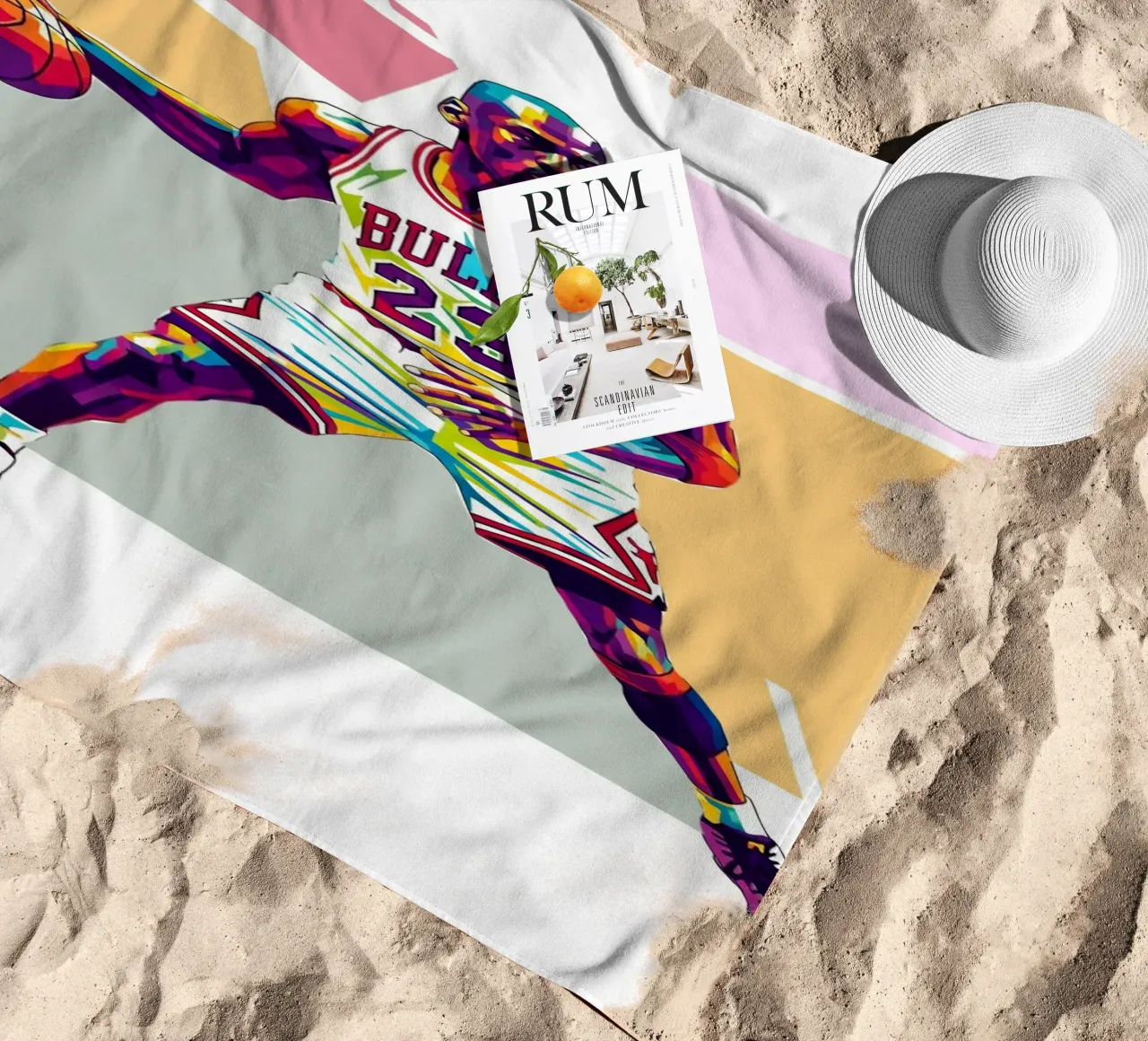 Michael Jordan WPAP art style telo mare da Hantamrata