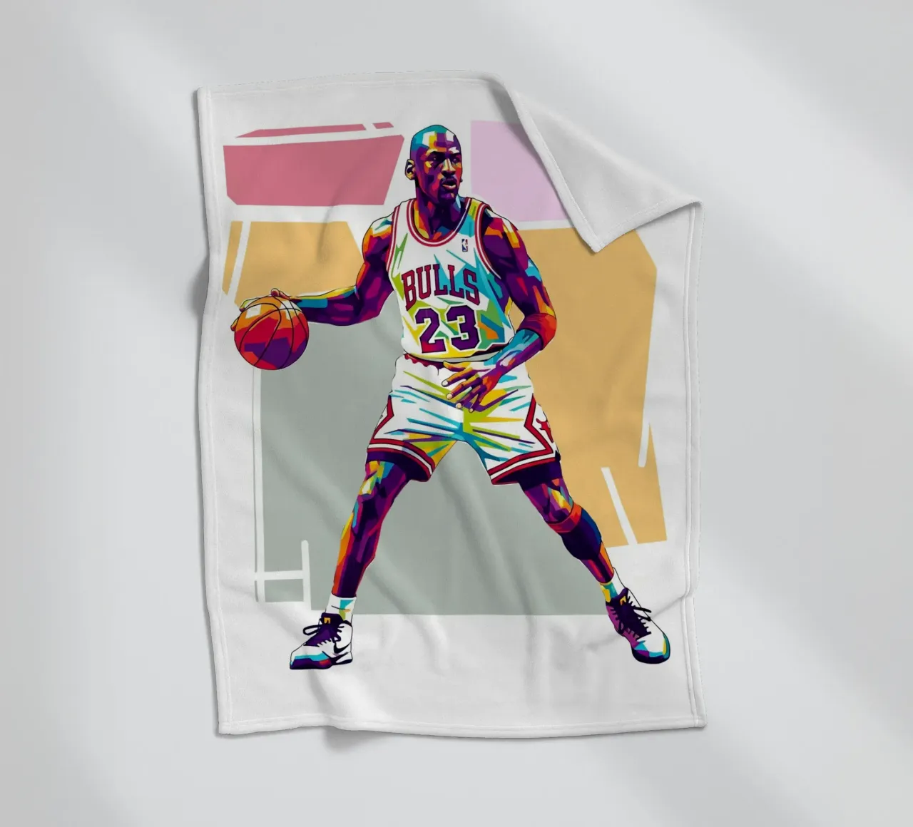 Michael Jordan WPAP art style coperta in pile da Hantamrata