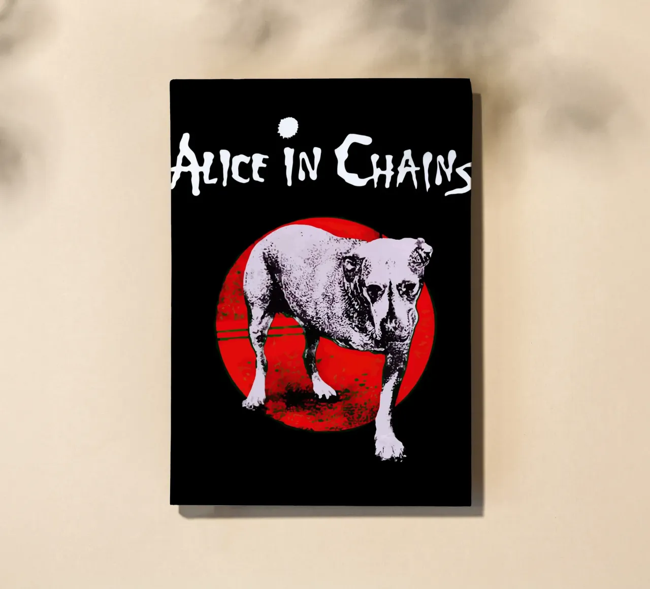 Alice In Chains Wall Art notebook by Musadad Shop