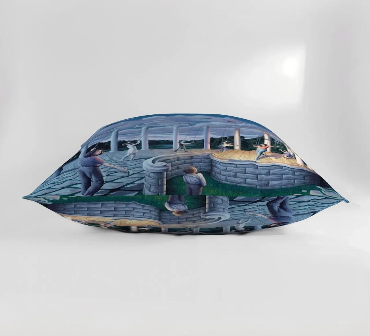 Rob Gonsalves tira la corda cuscino da Trudeau Art Galley