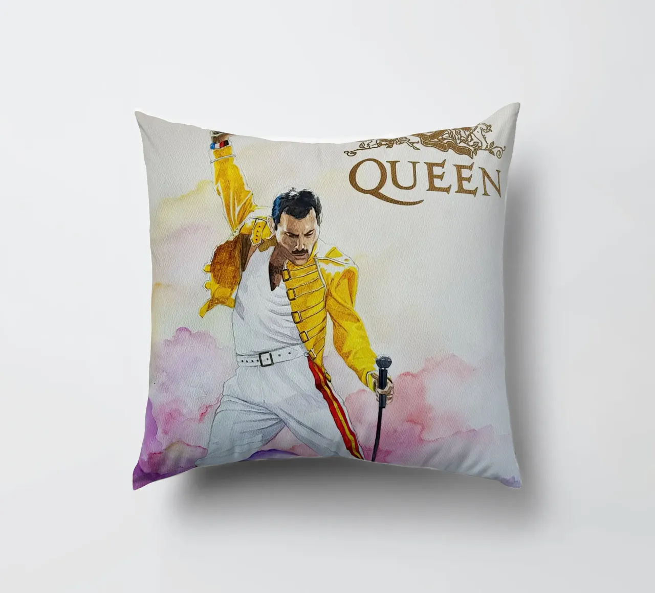 Freedy Mercury Paint Wall Art cuscino da Musadad Shop